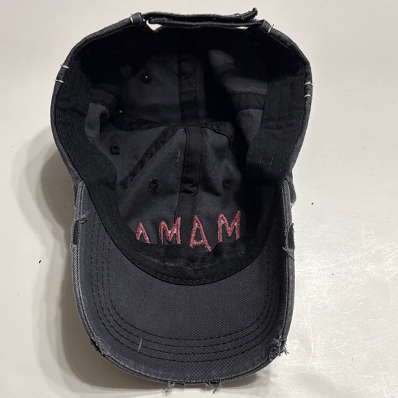 Gray Distressed 'MAMA' Cap - Picture 5 of 7